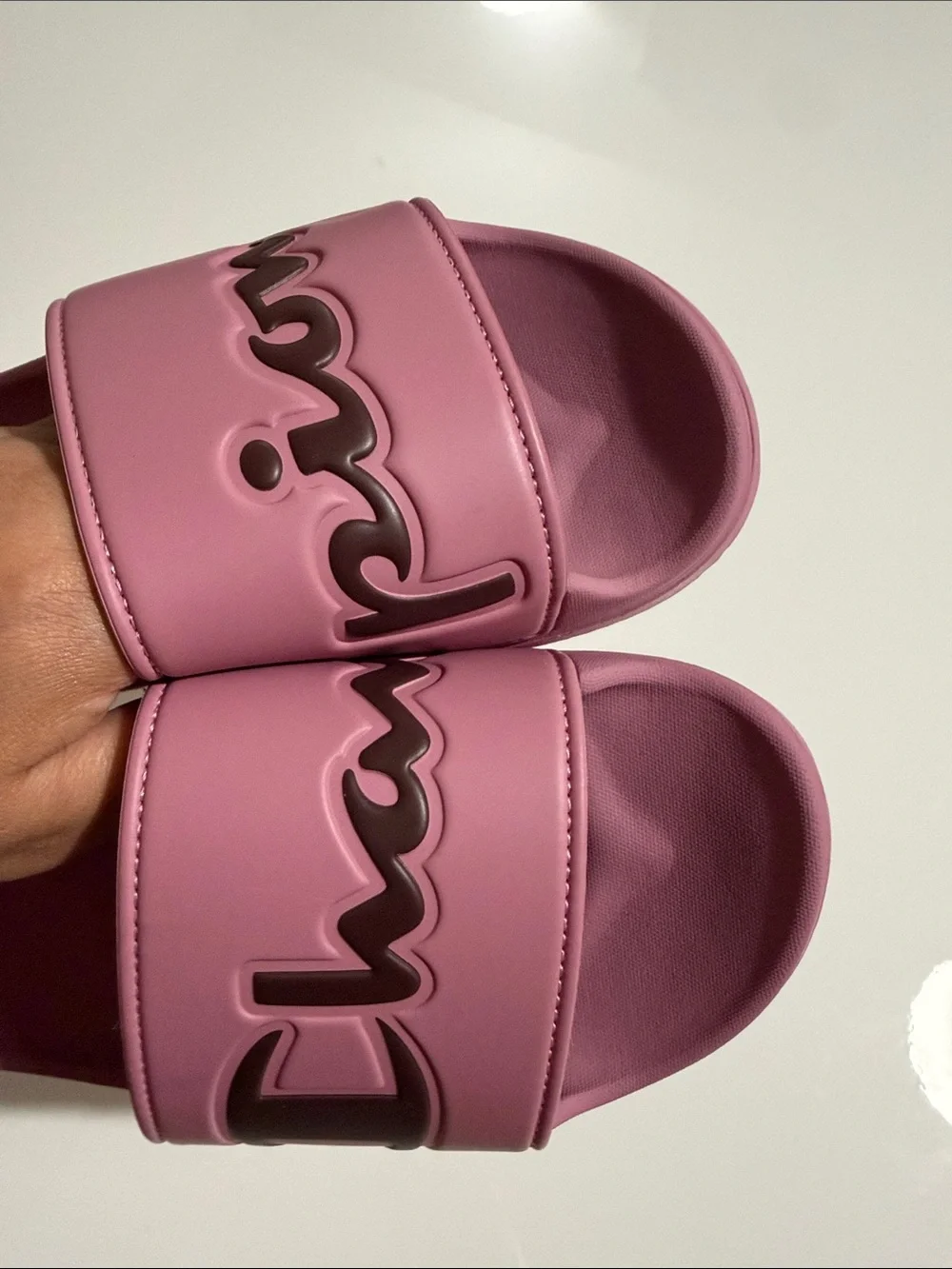 Champion women Pink Slide Sandals Sz 8